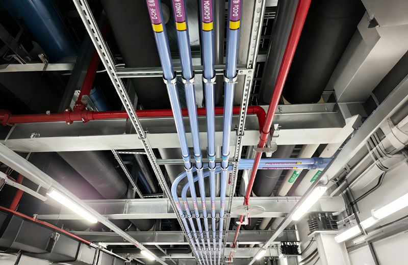 化学薬品主要配管システムの設計および施工